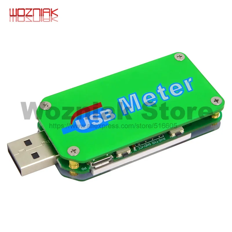 Возняк UM24 UM24C для приложения USB 2 0 ЖК дисплей Вольтметр Амперметр измеритель