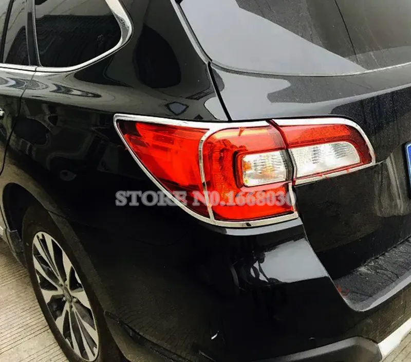 ABS Хром сзади хвост свет лампы Накладка 2 шт. для Subaru Outback 2015 2017|cover covers|cover forcover chrome |