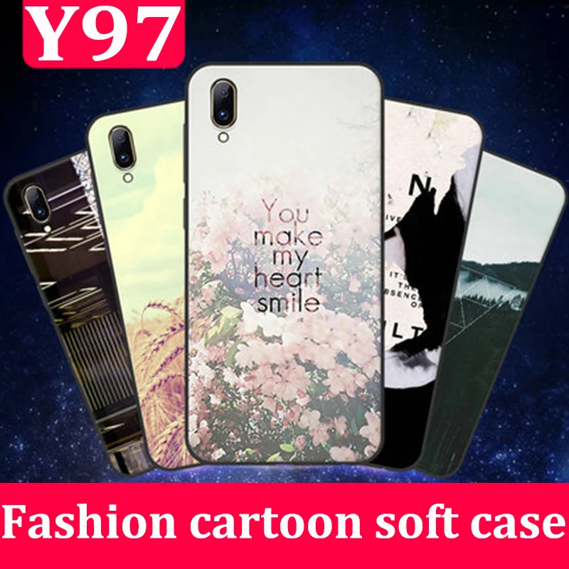 ДЛЯ vivo Y97 чехол милый мультяшный мягкий для телефона Y 97 защитный vivoy97 ЧЕХОЛ