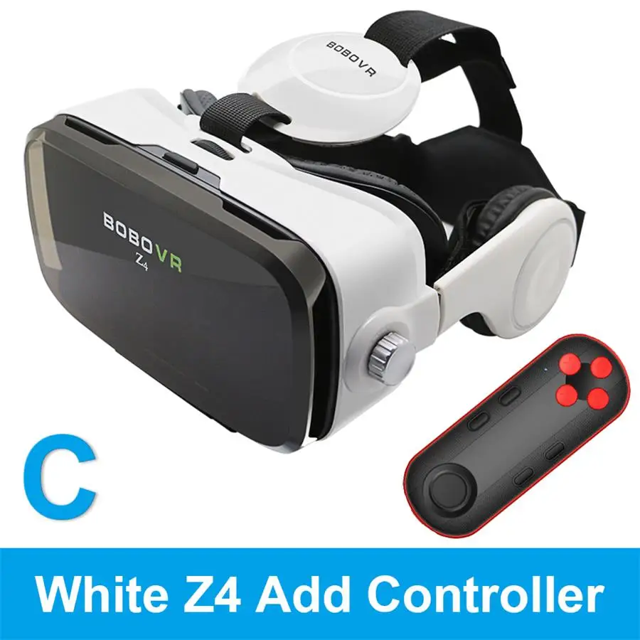 Z4-WH-051 Очки виртуальной реальности BOBOVR Z4 мини очки виртуальной реальности VR очки 2,0 3d очки виртуальной реальности vr шлем картон bobo vr z4 VR гарнитура для 4,3-6,0 дюймовых смартфонов - Цвет: Z4-WH-051