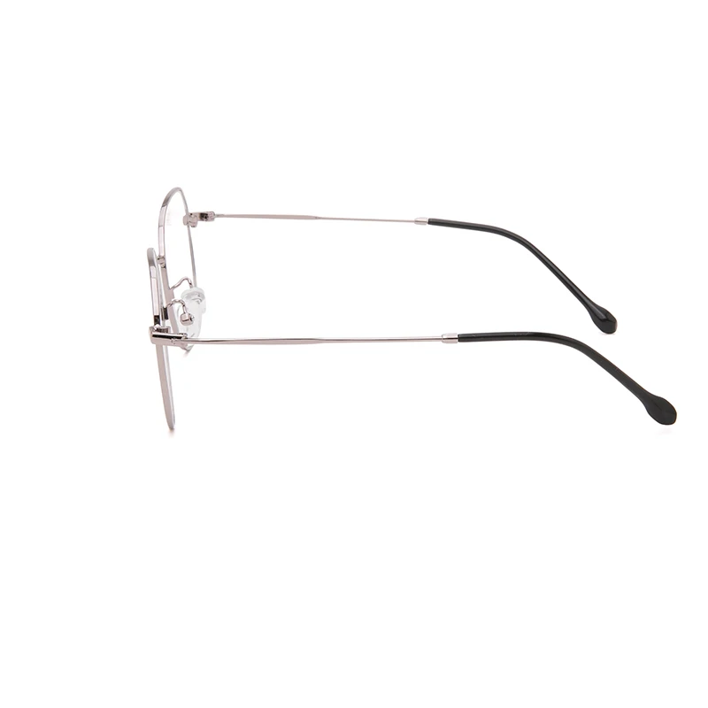 

new ultra light silver frame optical glasses reflective film lens eyeglasses acrylic prescription glasses daily wearing 8029