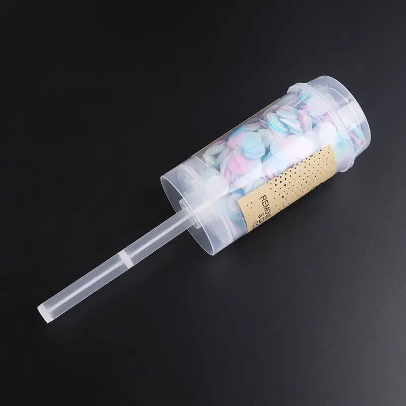 Круглый контейнер с конфетти эффектом пуш ап для свадьбы дня рождения юбилея