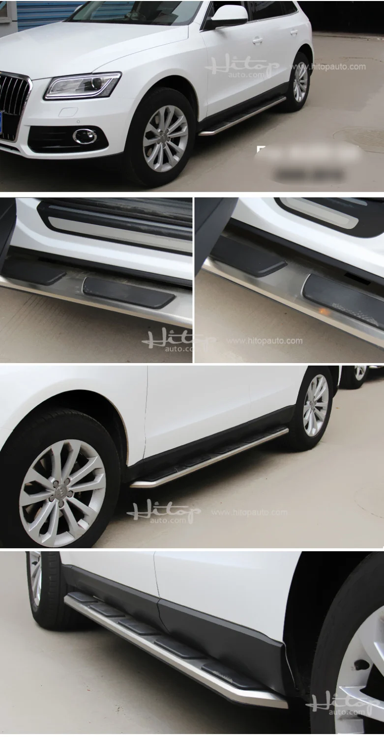 Новое поступление Беговая доска боковая ступенька для AUDI Q3 Q5 Q7 2009-, ISO9001 качество, HITOP завод 5 лет опыт внедорожник