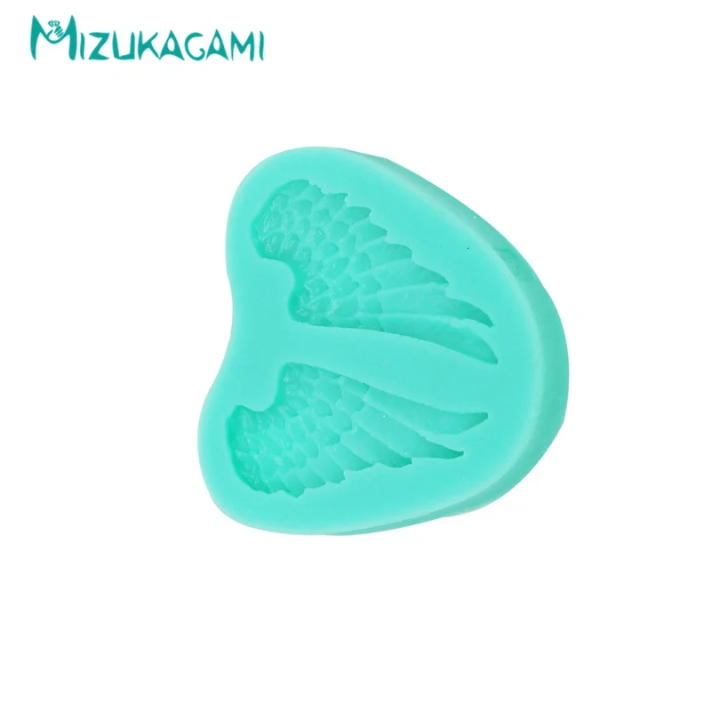 Angel's Wing Molding Fondant Cake Silica Gel Mould Chocolate Tools Kitchen Baking | Дом и сад