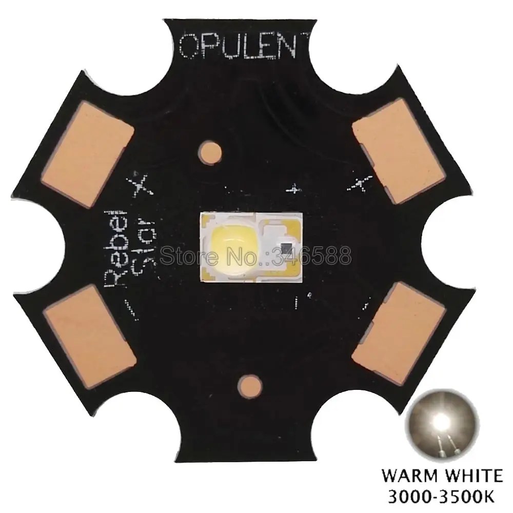 Warm White 5 шт. Lumi светодиодный s Rebel ES 3 Вт Красный 620NM Королевский синий 450NM зеленый 525NM холодный белый теплый белый янтарь высокая мощность светодиодный светильник - Испускаемый цвет: Warm White