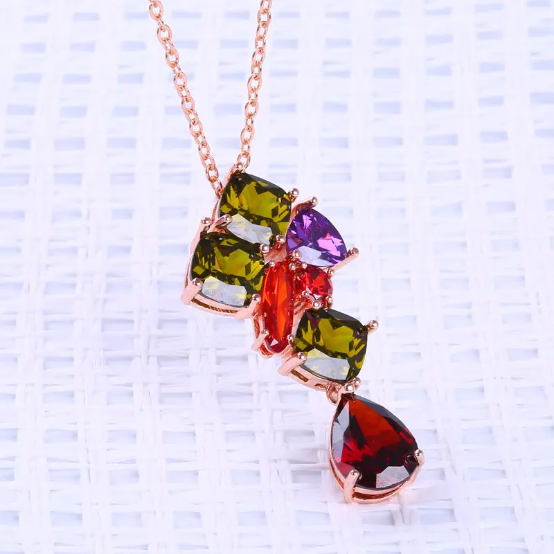 Cartsinel яркие украшения из розового золота с фианитом|chain necklace|necklace anecklace wholesale |