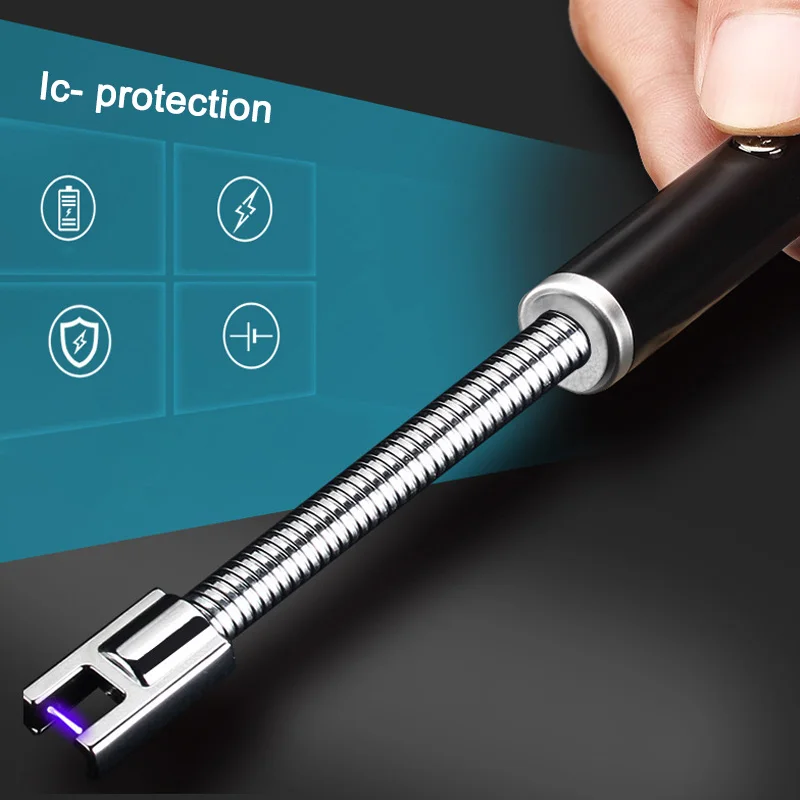 1 шт. электрическая зажигалка с подключением к USB вращение на 360 градусов