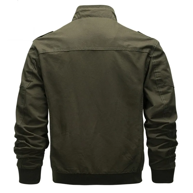 

Men Cotton Jean Military Jackets 2019 Spring Autumn Fashion Tactical Outdoors Jacket Male Stand Outerwear jaqueta masculina Coat