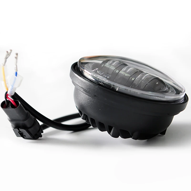 Пара 30 Вт круглых светодиодных водонепроницаемых противотуманных фар 4 5 дюйма