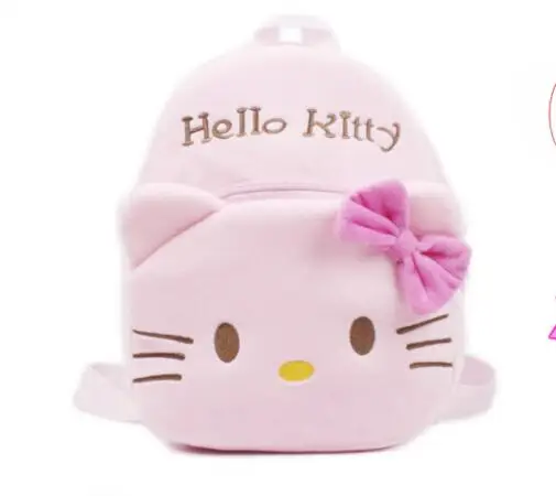 Детские милые школьные сумки hello kitty cat, мультяшный плюшевый рюкзак для малышей, Детский Розовый школьный рюкзак для детского сада, подарок для девочек