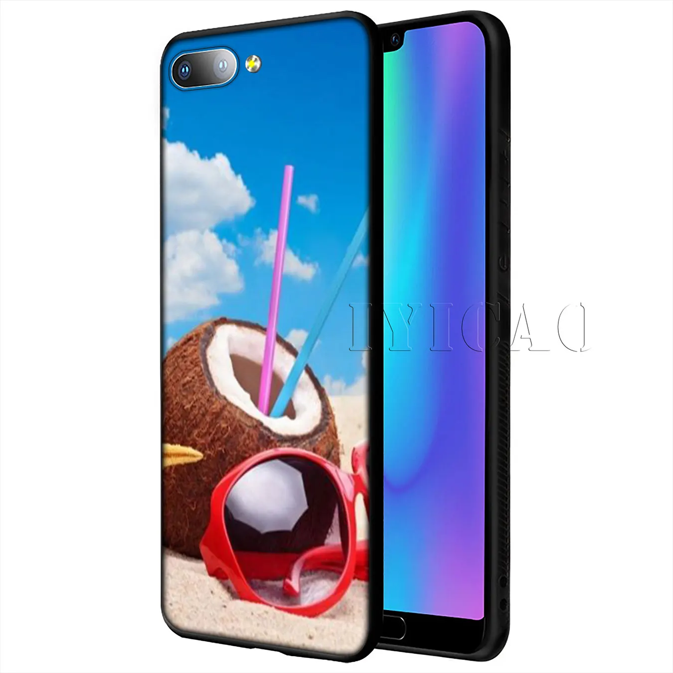 Мягкий чехол IYICAO для Huawei Y9 Y7 Y6 Prime 2019 Honor 20 8C 8X 8 9 9X 10 Lite 7C 7X 7A Pro |