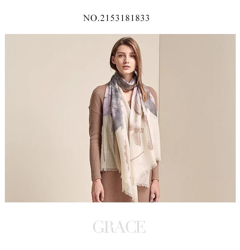 [BAOSHIDI]Winter cashmere Scarf women,lady elegant pashmina shawl, fashion tassel edge warm soft long scarf bandana