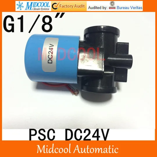 

Plastic solenoid valve for drink Water DC24V 1/8 Nomal close Type 2way 2position