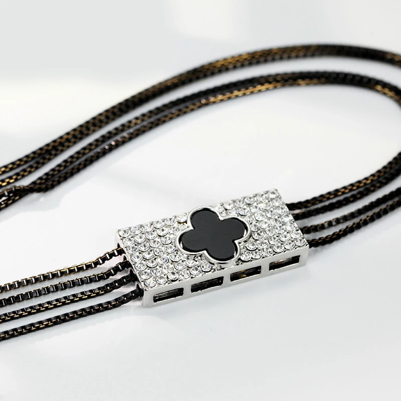 Дара новые модные женские туфли драгоценное длинное ожерелье кристалл крест