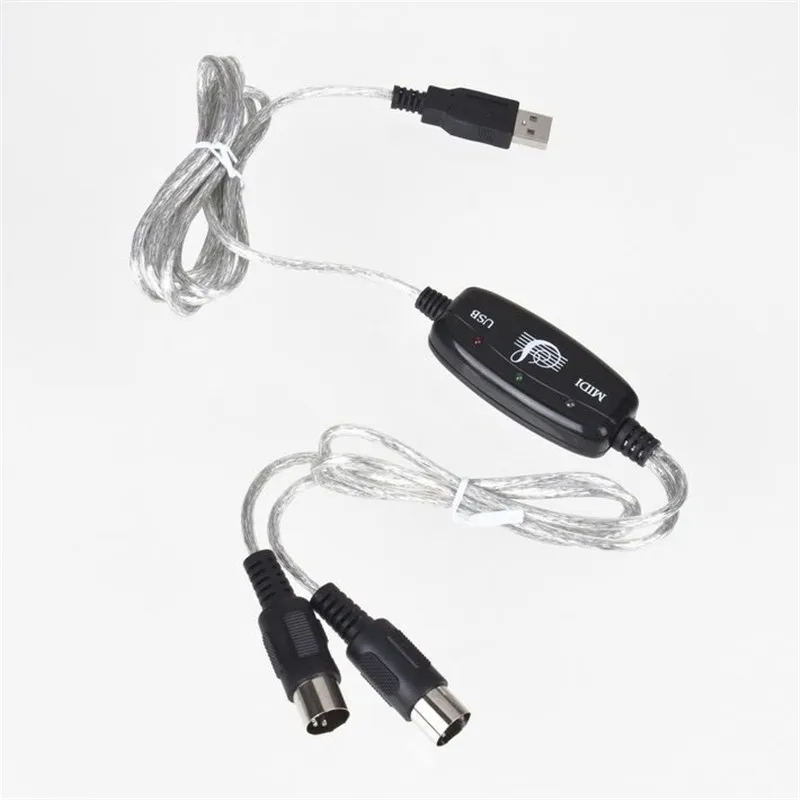 USB-кабель-преобразователь средней длины с ПК на музыкальную клавиатуру |