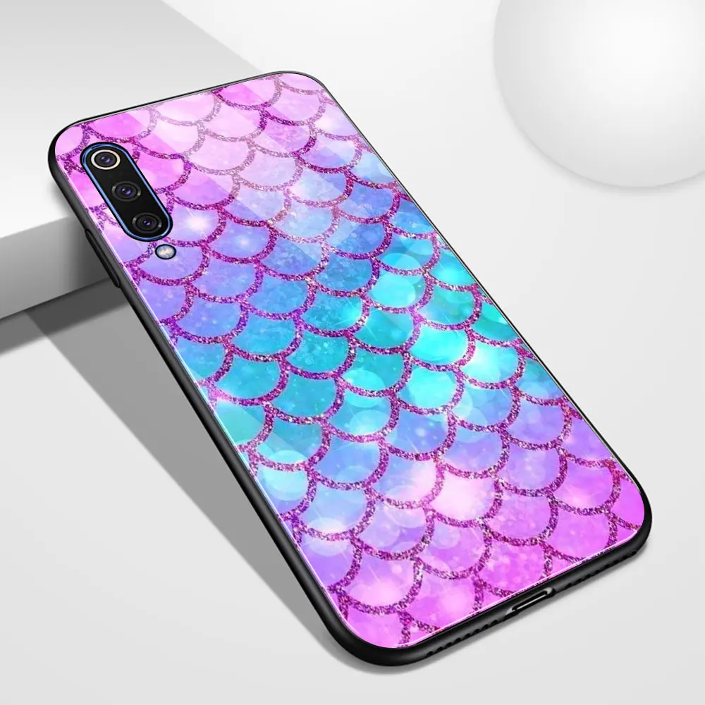 Чехол для Redmi K20 стеклянная задняя крышка чехол redmi note 7 с изображением рыбьей