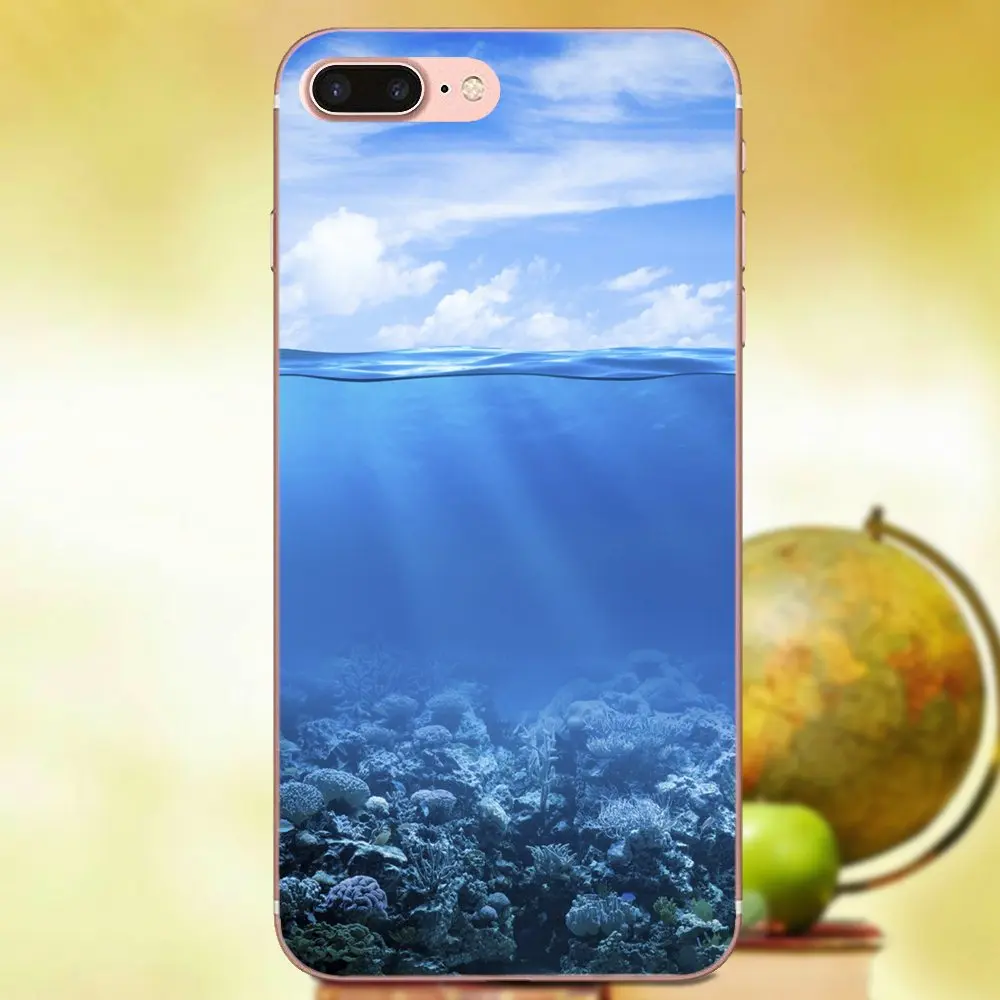 TPU Case Accessories For Xiaomi Redmi Note 2 3 3S 4 4A 4X 5 5A 6 6A Pro Plus Beautiful Blue Ocean Seascape Waves | Мобильные