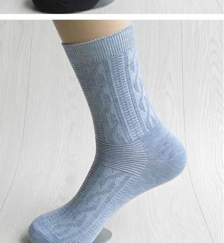 10 шт. = 5 пар длинные носки из бамбукового волокна|meias masculino|dress sockscalcetines hombre |