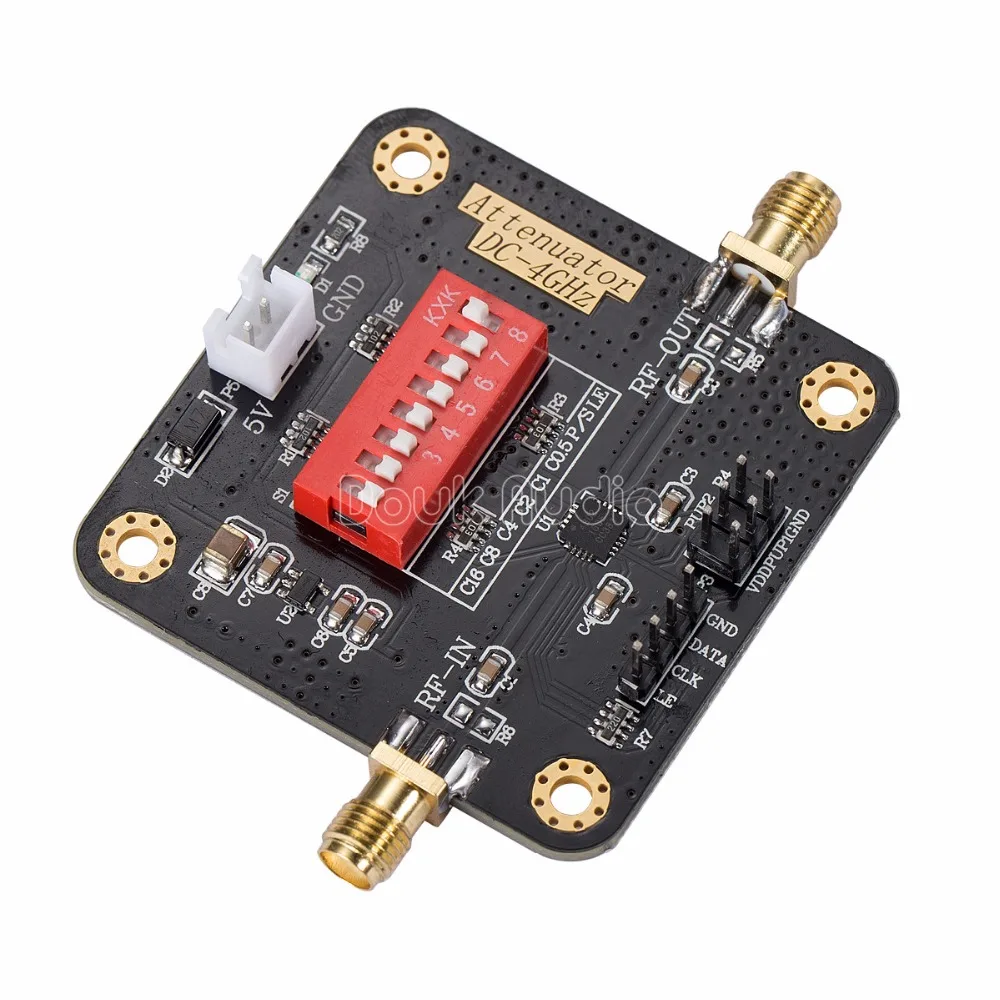 Цифровой радиочастотный аттенюатор DC 4GHz PE4302 с высокой линейностью DSA 0 5 дБ 31