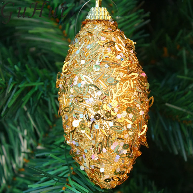 Новинка 2017 роскошный Рождественский шар с блестками украшение для дома