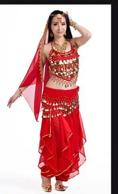 

1set/lot 5pcs woman belly dancing set Indian Dress bellydance Dress