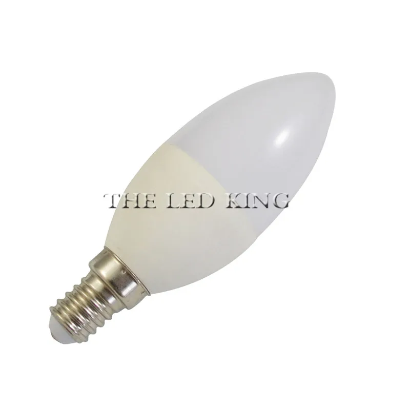 1X 10X 5W 9W Светодиодная лампа в виде свечи E14 220V энергосберегающий прожектор с