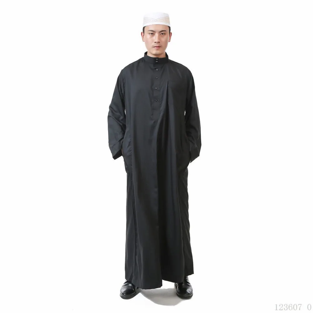 Официальная мусульманская одежда tobe Jubba мужской халат с длинным рукавом
