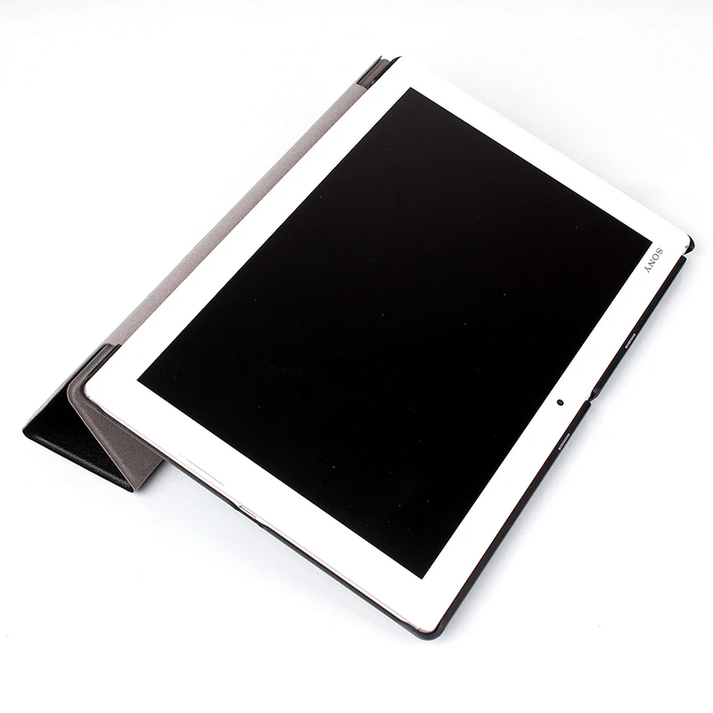 KiKiss 3-раскладной стенд из искусственной кожи защитный чехол для Sony Xperia Z2 Tablet 10 1