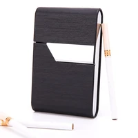 high quality pu smoking cigarette case for 20pcs smoke magnetic adsorption switch womens cigarette holder business card holder