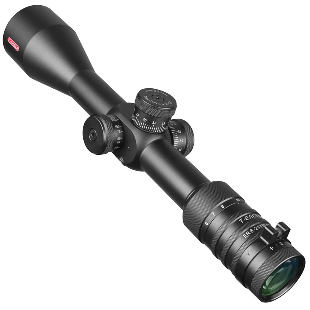 T-Eagle SFFLE 6-24x50 Riflescope охотничий оптический прицел уровень прицелы боковой фокусировки прицел снайперской винтовки дальние прицелы