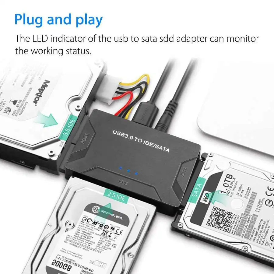 USB 3 0 до 2 5 &quot3 5&quot SATA кабель для жесткого диска HDD SSD адаптер конвертер комплект |