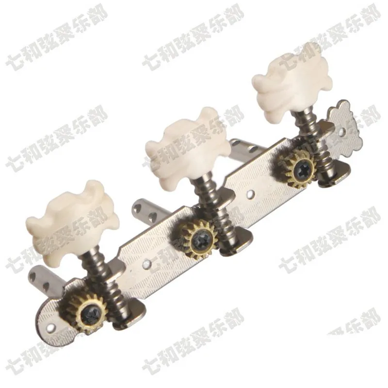 Набор из 2 шт. хромированных акустических фольклорных классических колышек для