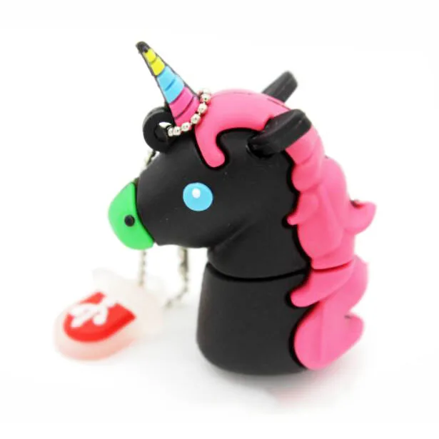 SHANDIAN USB флеш-накопитель с единорогом Гадкий я 2 натуральная мультяшная карта памяти Флешка 4 ГБ 16 ГБ 32 ГБ 64 ГБ флеш-накопитель игрушка - Цвет: B
