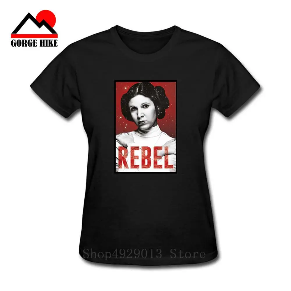 Футболка в стиле хип-хоп со звездами camisa, йода Дарт Вейдер, футболка с войнами, Camiseta, Давид Боуи, джедай, женская футболка принцессы, Leia, футболка Rebel girl - Цвет: 1