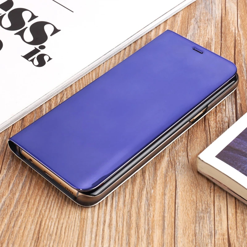 Зеркальный флип-чехол для телефона для samsung Galaxy Note 9 8 S9 S8 A8 плюс S6 S7 край A3 A5 A7 J3 J5 J7 Neo Nxt Max Prime чехол