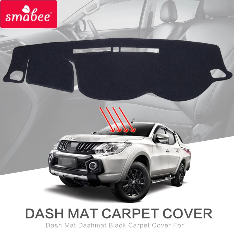 Для Mitsubishi L200 Тритон 2015 2018 Dashboard Защитная Anti коврик для Fiat защитник ОЗУ 1200 Strada 2016 2017