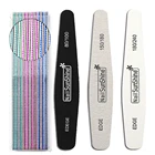 Профессиональная двусторонняя пилка для ногтей разных размеров 80100150180240, лайм, искусство, бриллиантовые инструменты для маникюра, шлифовальный лак