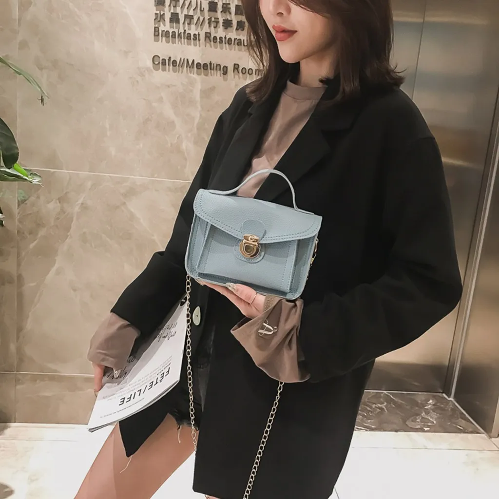 Новинка, женская маленькая сумка с клапаном, тренд, сумки-мессенджеры из искусственной кожи, женские модные однотонные сумки на плечо, простые маленькие квадратные сумки