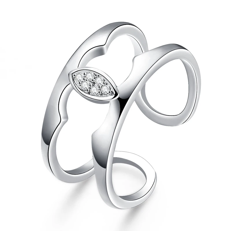Белое/розовое золото цвет новое свадебное Кристальное кольцо Anillos женские