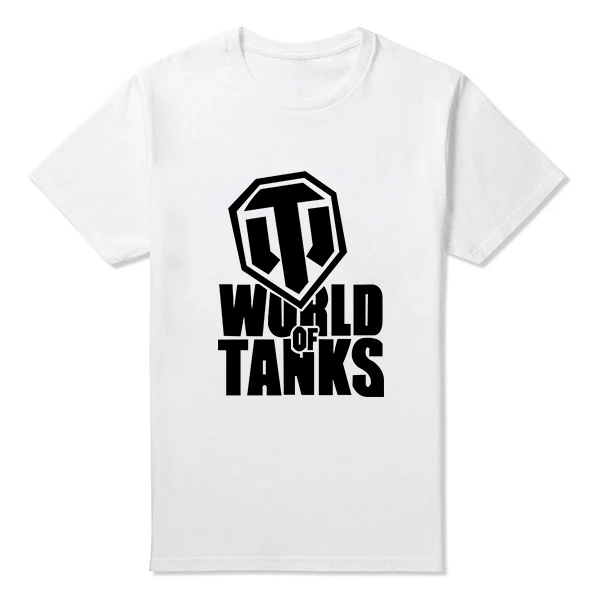 2015 летний стиль Забавный Мир Танков Т Рубашки мужчин производство Второй Мировой