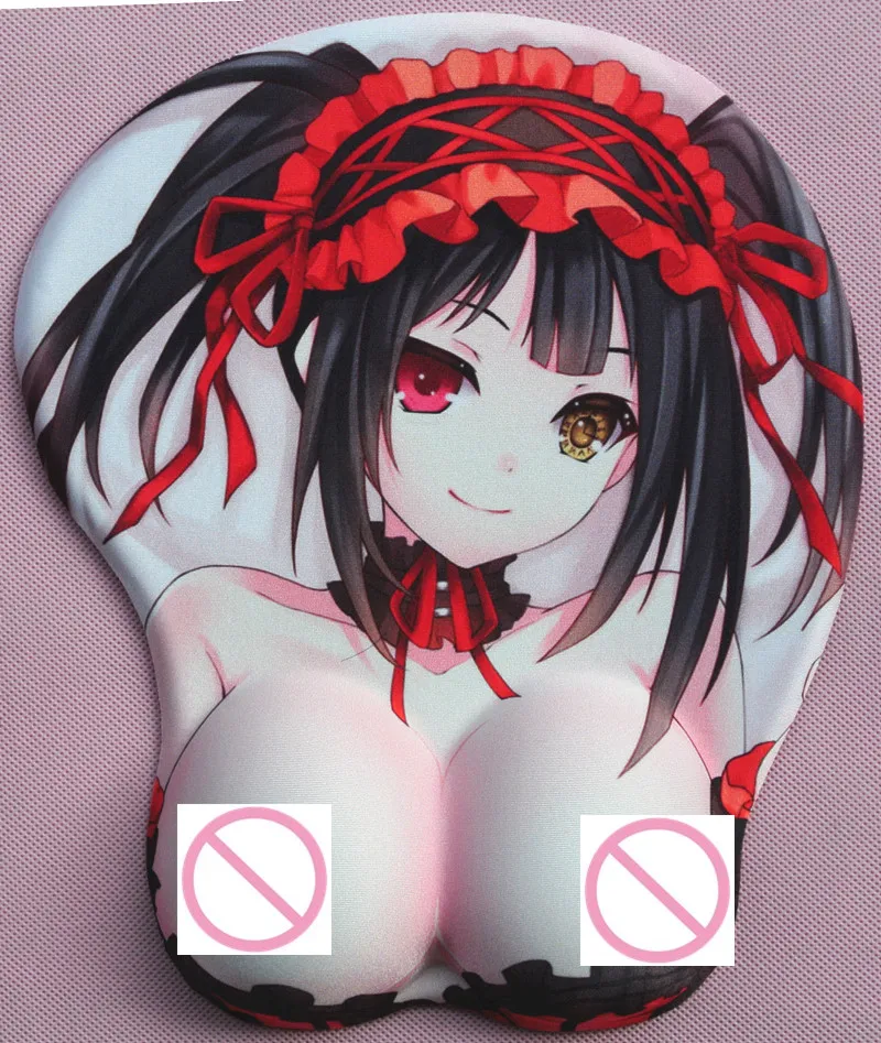 2019 новая версия японского аниме силиконовый 3d коврик для мыши из лайкры тканевые