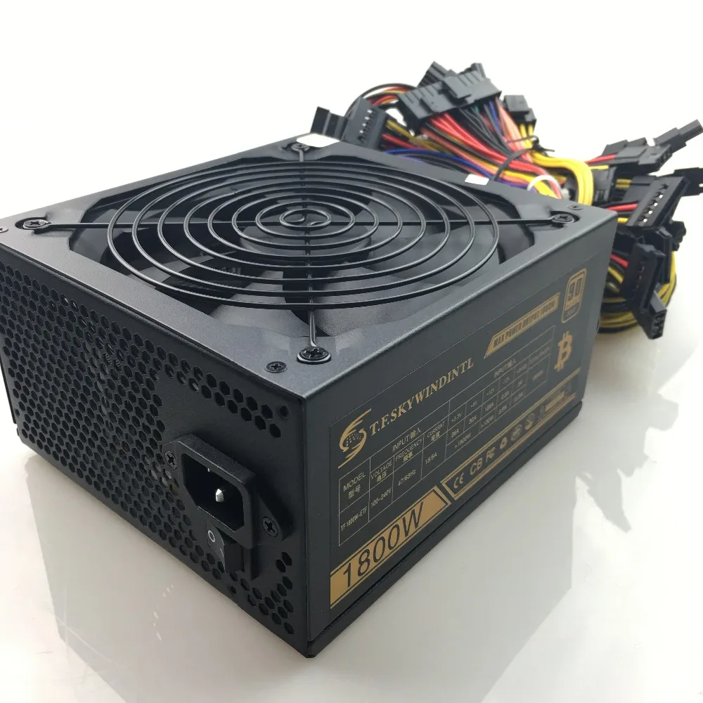1800 Вт источник питания pc ATX Miner Power PSU Mining Machine 6 шт. графическая карта GPU Antminer PSU|Блоки