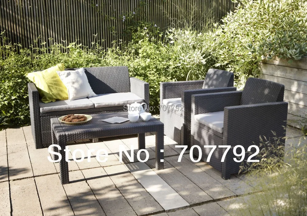 Лучшие продажи Мерано Lounge открытый поли ротанга мебель диван|poly rattan furniture|rattan