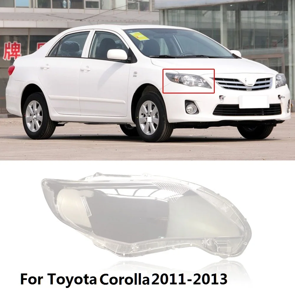 Capqx 1 шт. для Toyota Corolla 2011-2013 передняя фара крышка фары фара дальнего света Водонепроницаемая яркая лампа абажур крышка корпуса
