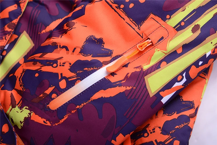 Зимняя Лыжная куртка ветрозащитная 2017 для сноуборда водонепроницаемая с