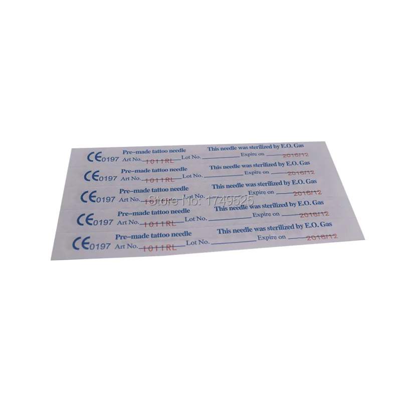 50 шт. профессиональные иглы для тату 11RL круглые шейдеры стерилизуют Иглы