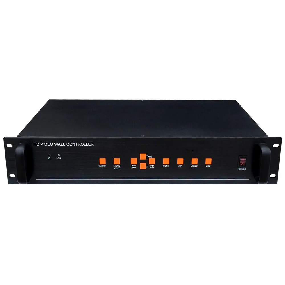 TK BOX12 ТВ настенный дисплей контроллер для 12 экранов 3x4 или 4x3 видео процессор 1HDMI 1VGA