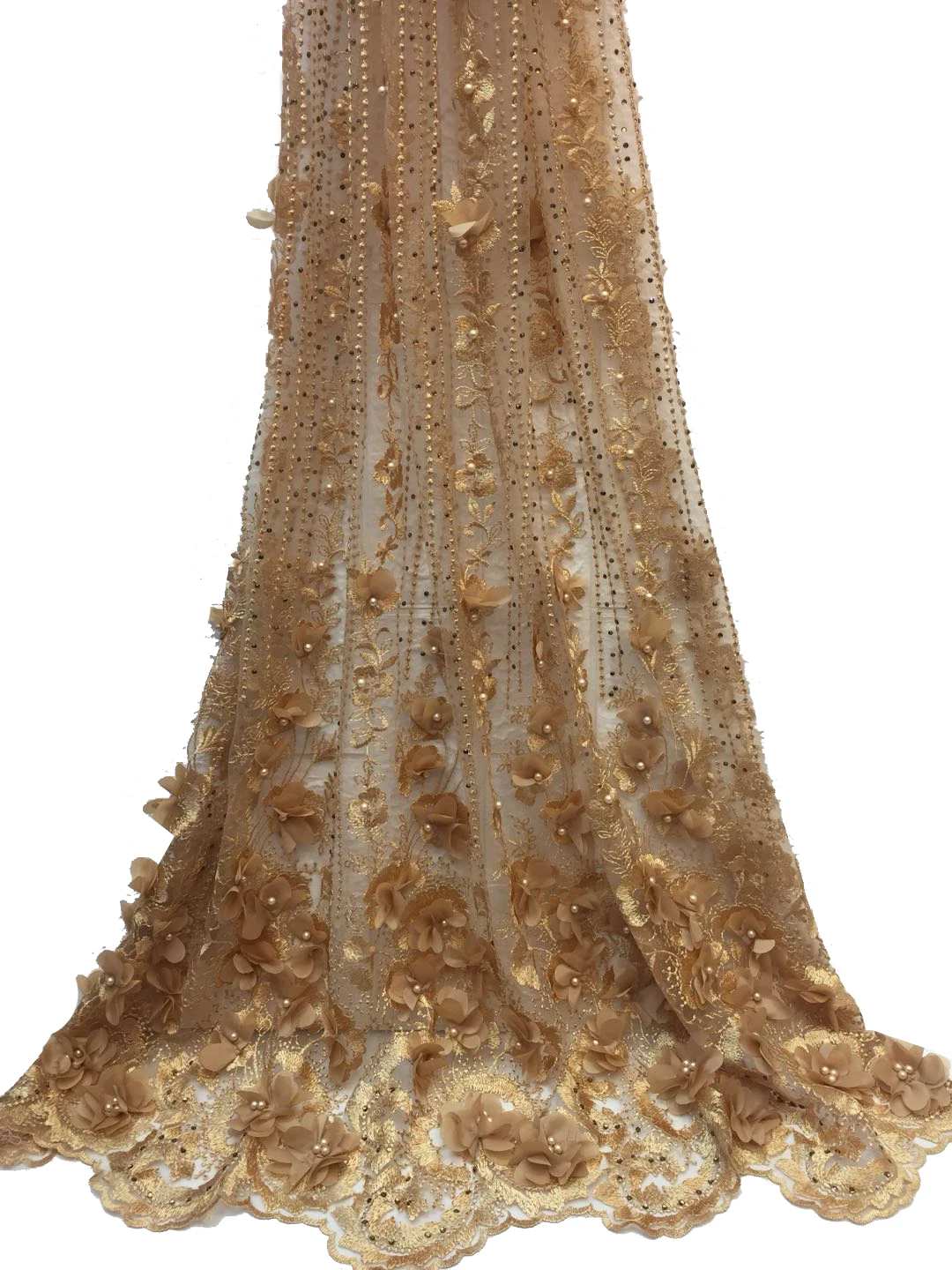 5 ярдов красивый Африканский Французский кружево ткань африканский тюль для