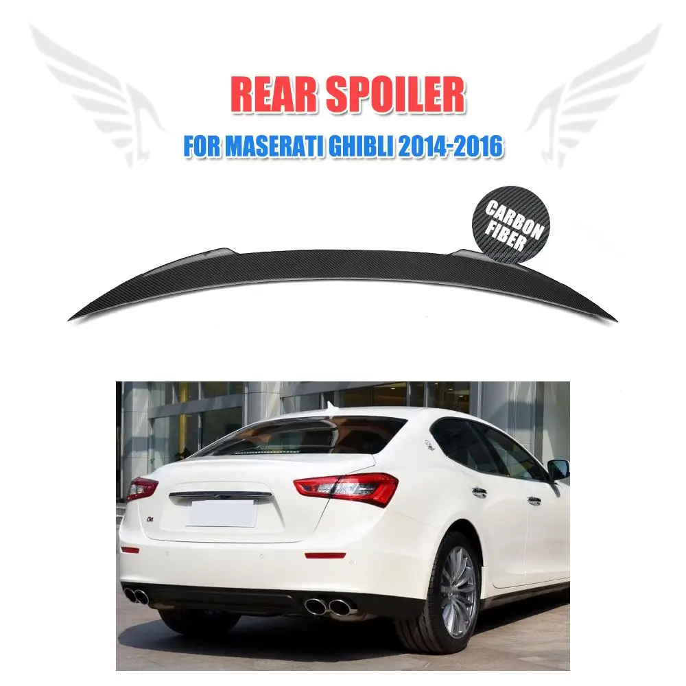 Автомобильный задний спойлер из углеродного волокна для багажника крыло Maserati