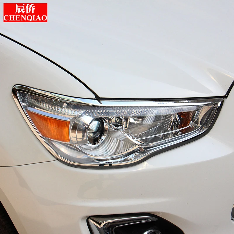 For Mitsubishi ASX 2013-2019 Car front/Rear fog light lamp frame ABS Chrome cover trim panel Car-styling Covers | Автомобили и